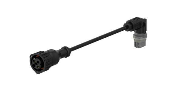 WABCO Sensor Cable 4498110300 4 Pin Wheel Speed Signal Cable for Heavy Duty Truck ABS EBS System