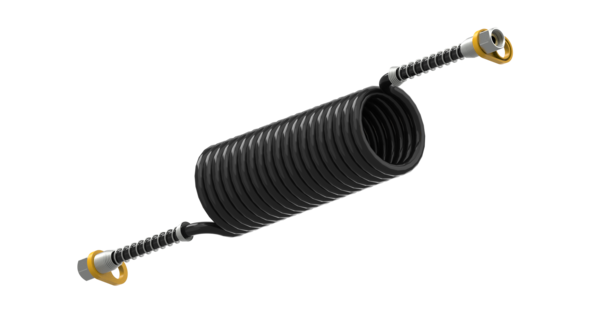 ProVia Spiral Air Hose PRO5210010 Coiled Tractor Trailer Air Line for Heavy Duty Truck Air Brake System