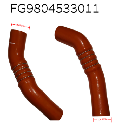 Turbocharger Silicone Hose FG9804533011 Aramid Reinforced Intercooler Hose for Heavy Duty Truck
