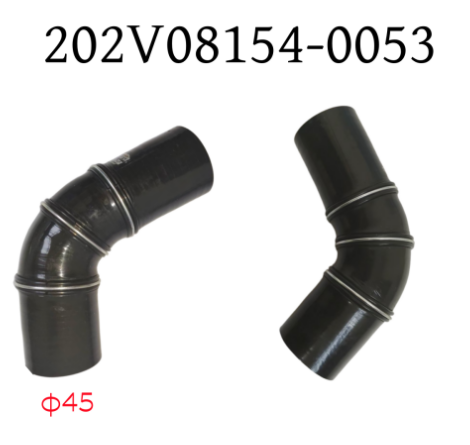 Turbocharger Silicone Hose 202V08154-0053 Multi Layer Silicone Charge Air Hose for Turbocharged Engine