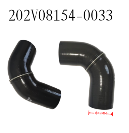 Aramid Reinforced Turbocharger Silicone Hose 202V08154-0033 for Heavy Duty Truck Engine