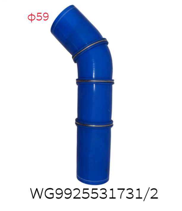 Turbocharger Silicone Hose WG9925531731/2 Multi Layer Silicone Charge Air Hose for Turbocharged Engine