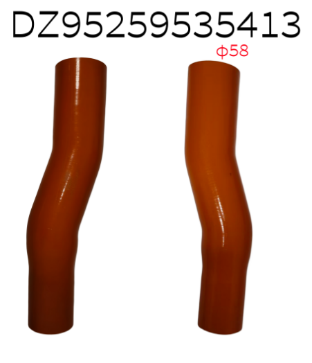 Turbocharger Silicone Hose DZ95259535413 Multi Layer Silicone Charge Air Hose for Turbocharged Engine