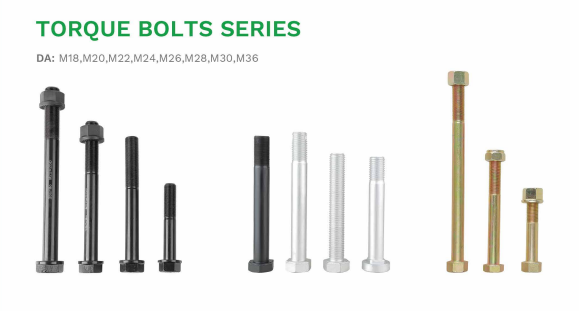 Grade 12.9 SCM Alloy Steel Torque Bolt Series Wheel Fastener for Heavy Duty Truck