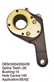 Heavy Duty Brake Slack Adjuster 00042000438 High Torsion Resistance for Heavy Duty Truck
