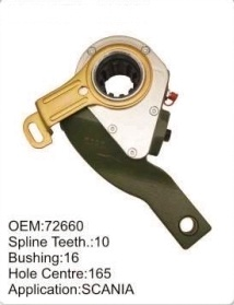 Spline Gear Brake Slack Adjuster 72660 Dust Proof Sealed Design for Truck Brake System