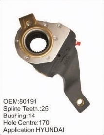 Heavy Duty Brake Slack Adjuster 80191 Dust Proof Sealed Design for Truck Brake System