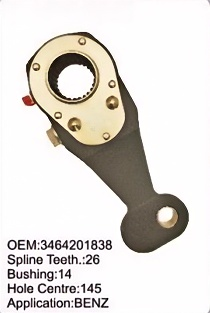 Forged Steel Brake Slack Adjuster 3464201838 High Torsion Resistance for Long Haul Truck