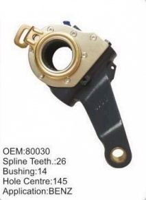 Spline Gear Brake Slack Adjuster 80030 Dust Proof Sealed Design for Truck Brake System