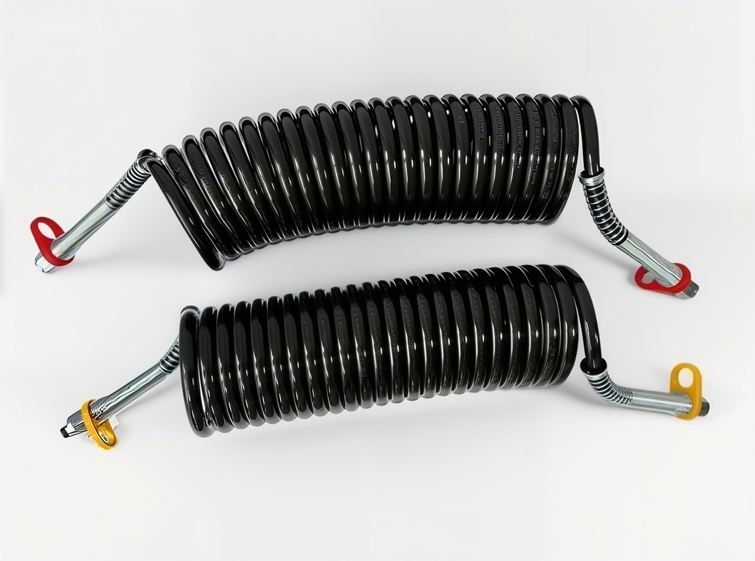 Trailer Air Brake Coil Hose Polymer Spiral Structure for Heavy Truck Semi Trailer