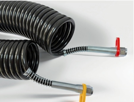 Trailer Air Brake Coil Hose Polymer Spiral Structure for Heavy Truck Semi Trailer